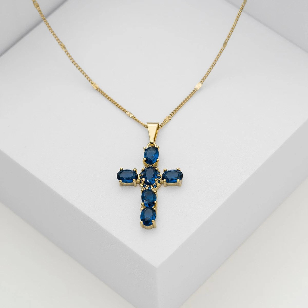 Detalle de Dije Brillo azul