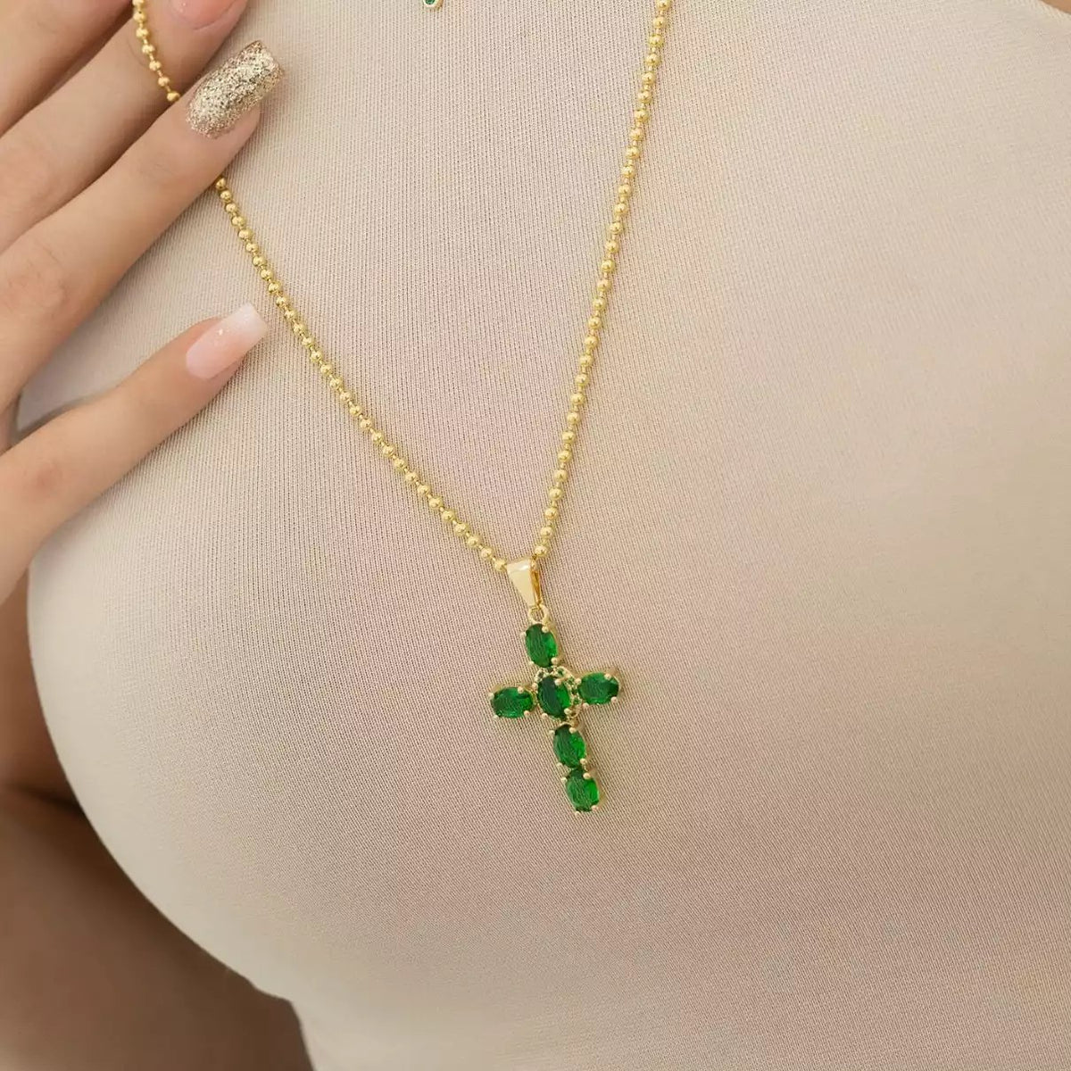Dije Brillo verde puesto (2)