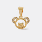 Dije Lovely Oso de oro laminado 18k