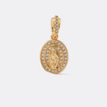 Dije Virgen María Milagrosa de oro laminado 18k