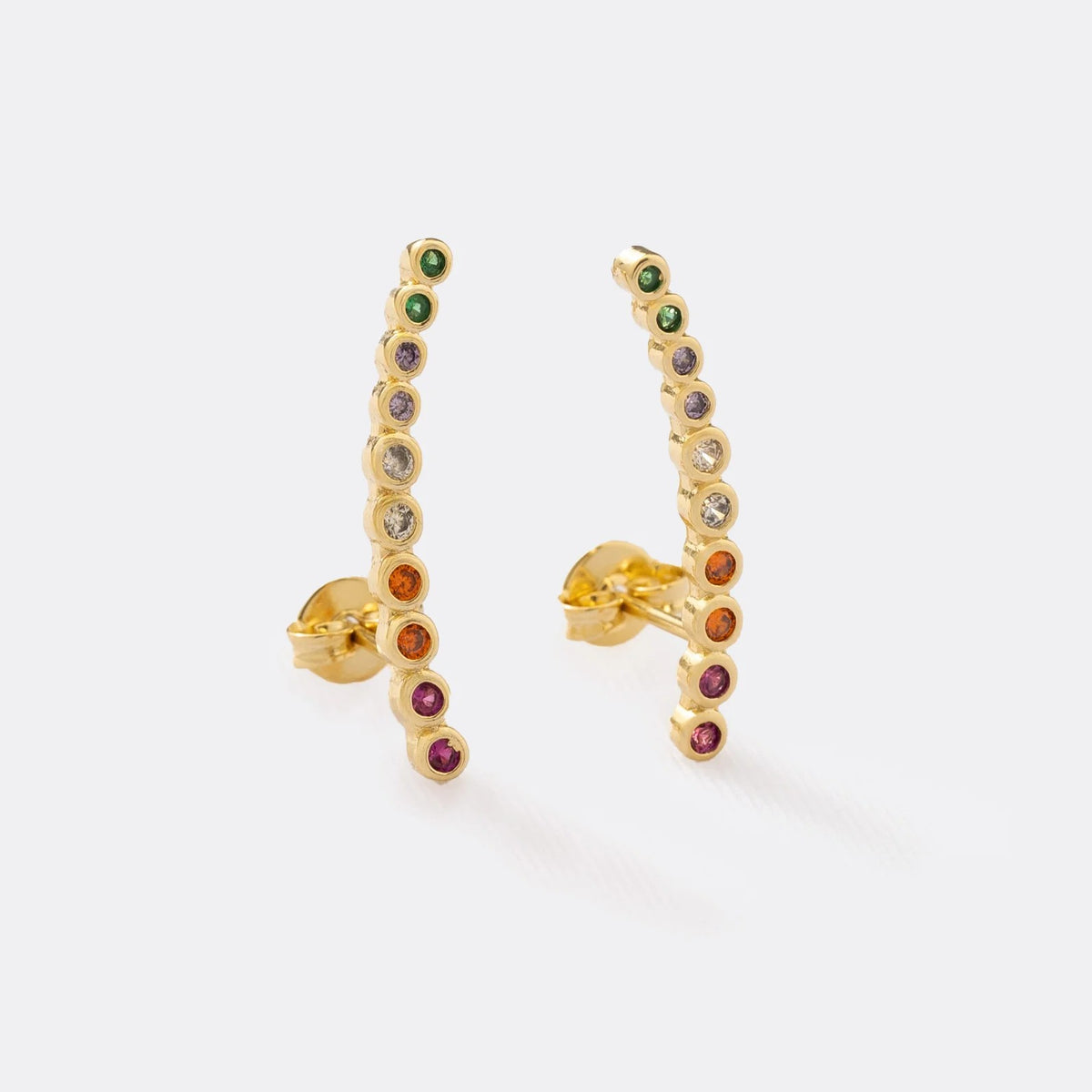 Aretes Feelings de oro laminado 18k