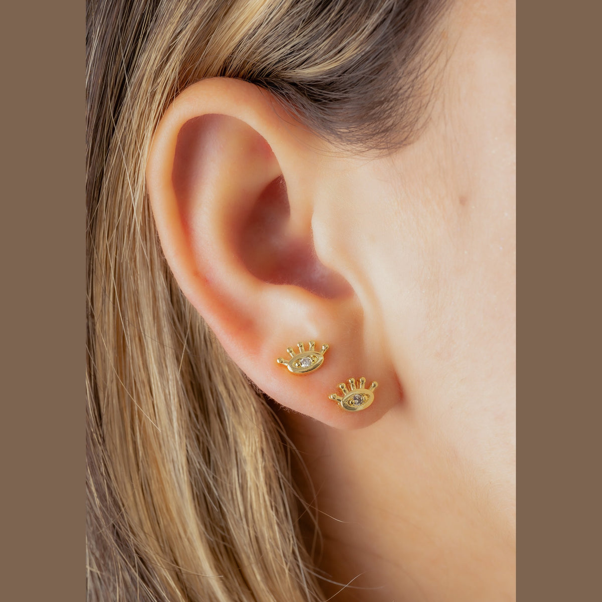 Aretes Ojo Nazar puestos