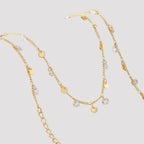 Detalle de Cadena Cubana con Circonias 45 cm + extensor