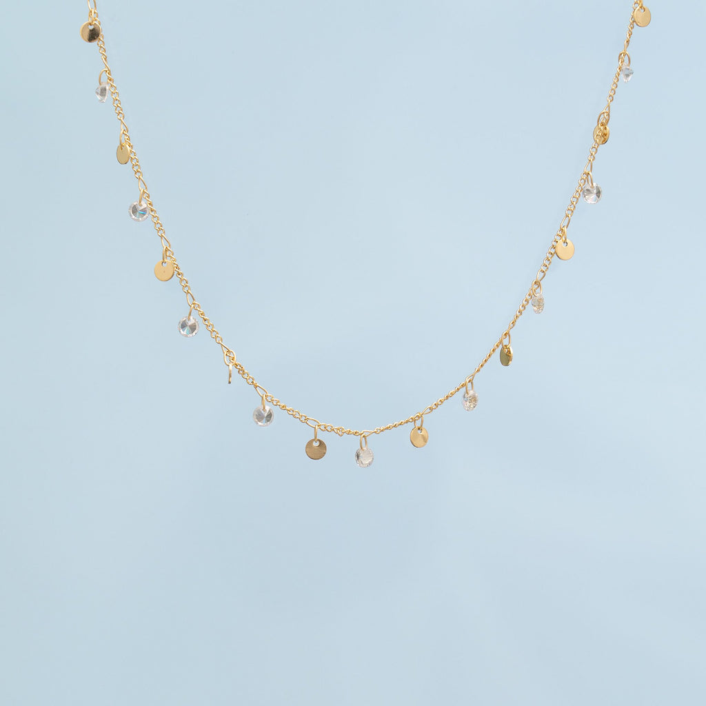 Detalle de Cadena Cubana con Circonias 45 cm + extensor (2)