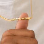 Cadena Serpiente 4 mm 65 cm puesta (3)