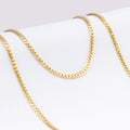 Cadena Serpiente 4 mm 65 cm de oro laminado 18k