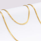 Cadena Serpiente 4 mm 65 cm de oro laminado 18k