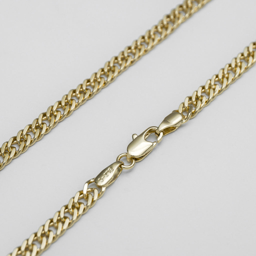 Cadena Continua 65 cm 4 mm de oro laminado 18k