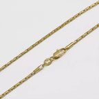 Cadena Cordón 65 cm de oro laminado 18k