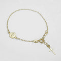 Guillo Virgen Milagrosa 16.5 cm + extensor de oro laminado 18k
