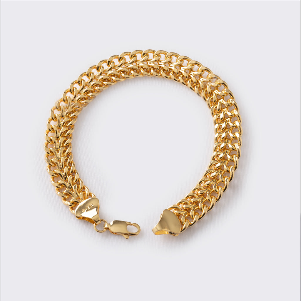 Guillo Franco 18 cm de oro laminado 18k