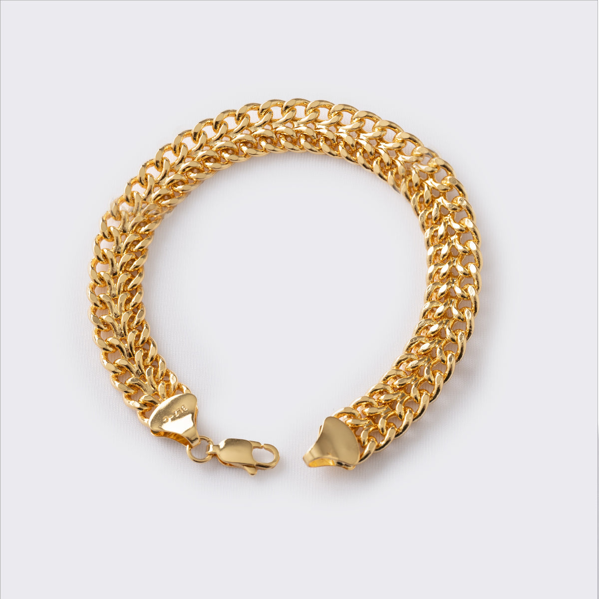 Guillo Franco 18 cm de oro laminado 18k