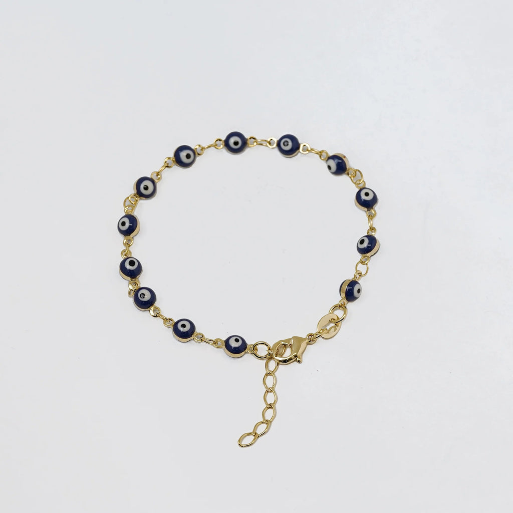 Guillo Ojo Turco 16 cm + extensor de oro laminado 18k