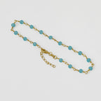 Guillo de pie Dream Azul 23 cm + extensor de oro laminado 18k